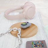 GameBoy Inspired Necklace - Grey