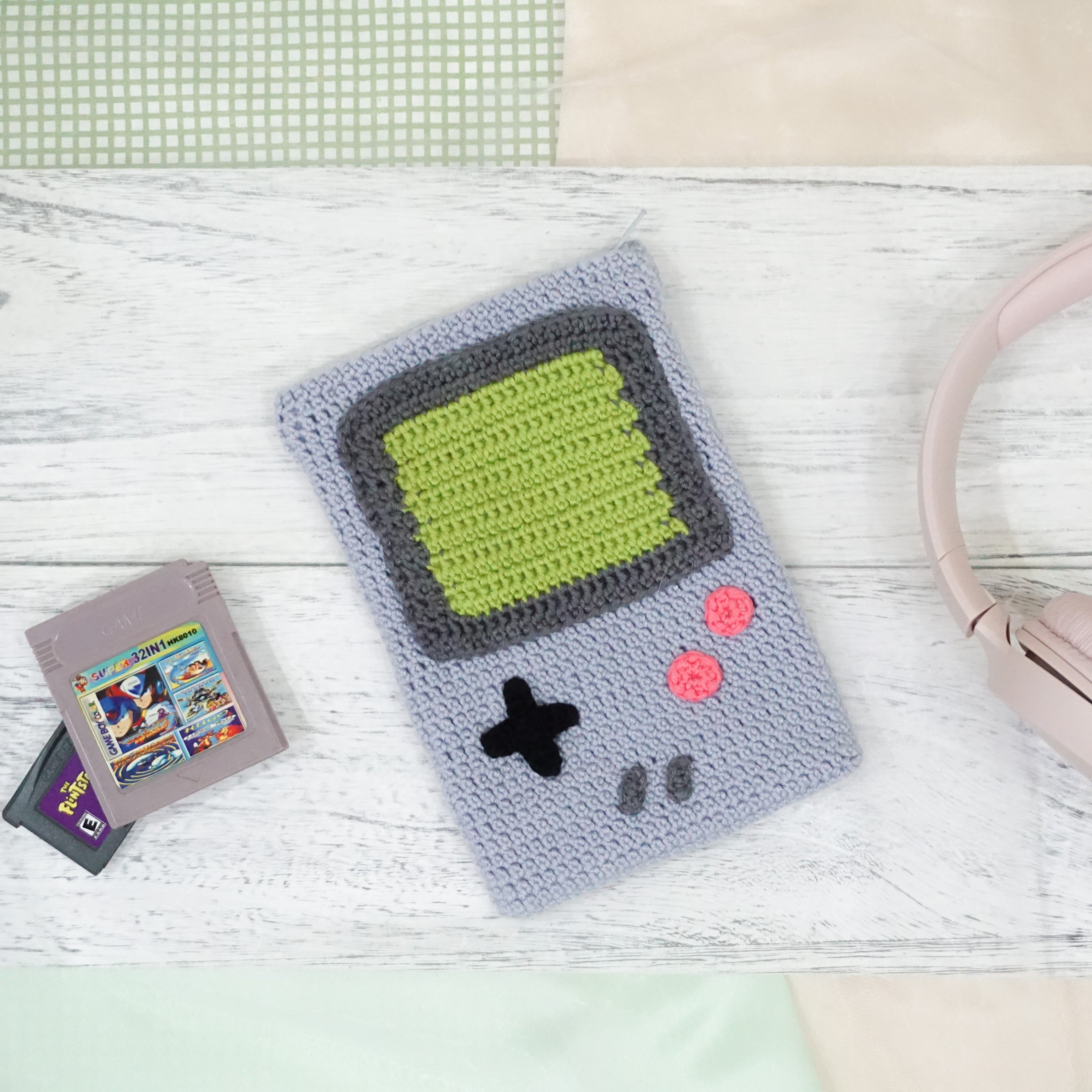 GameBoy Inspired Pouch - Grey