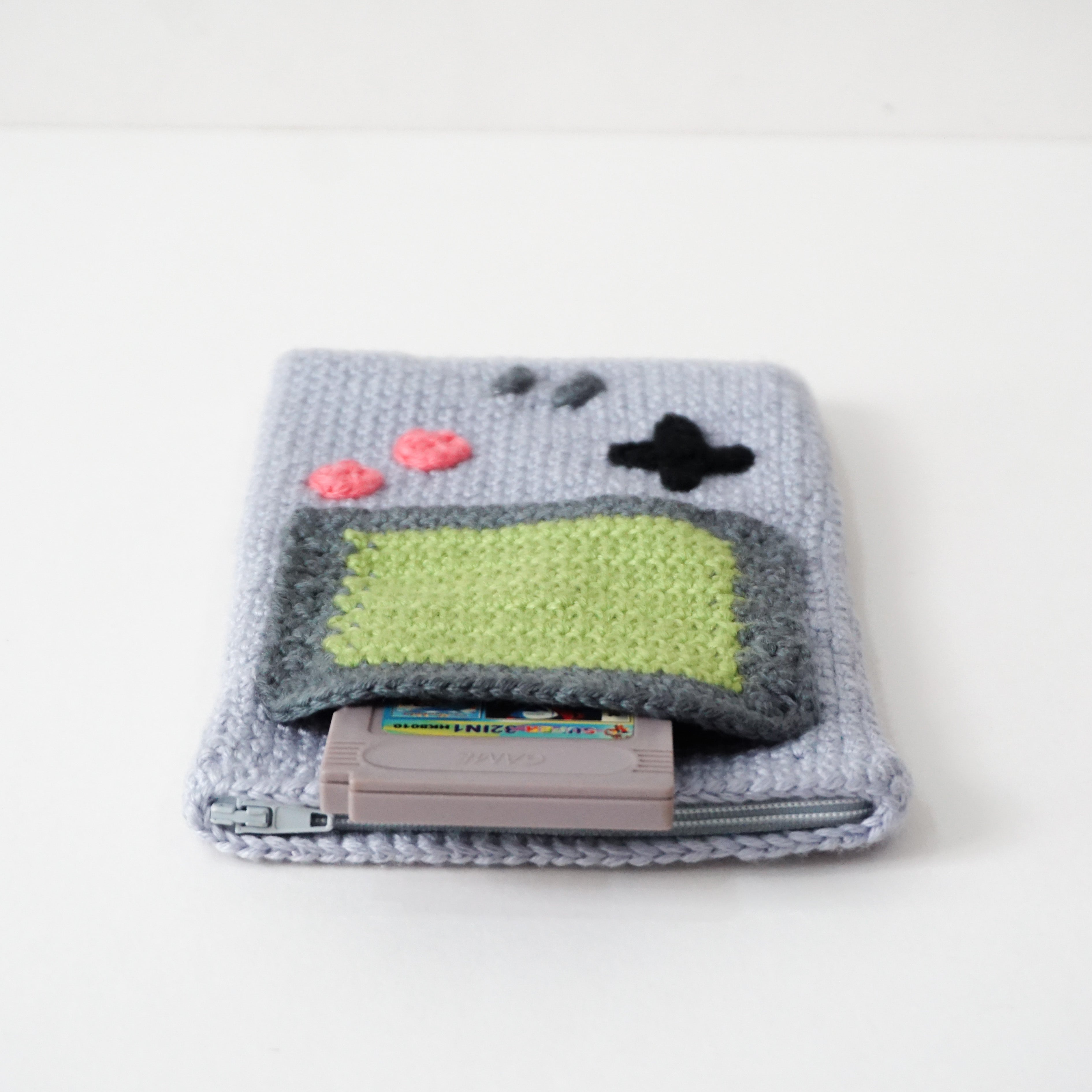 GameBoy Inspired Pouch - Grey