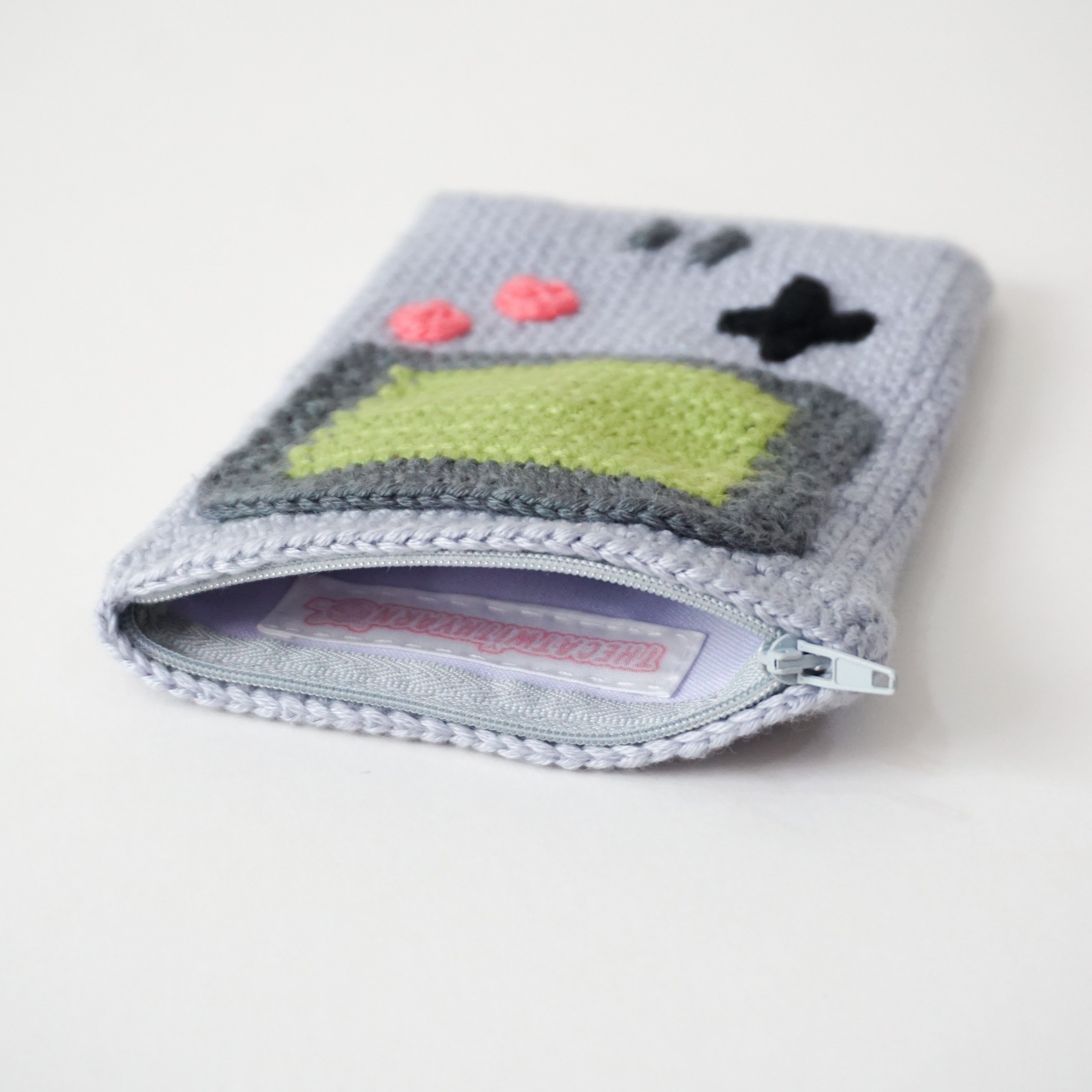 GameBoy Inspired Pouch - Grey
