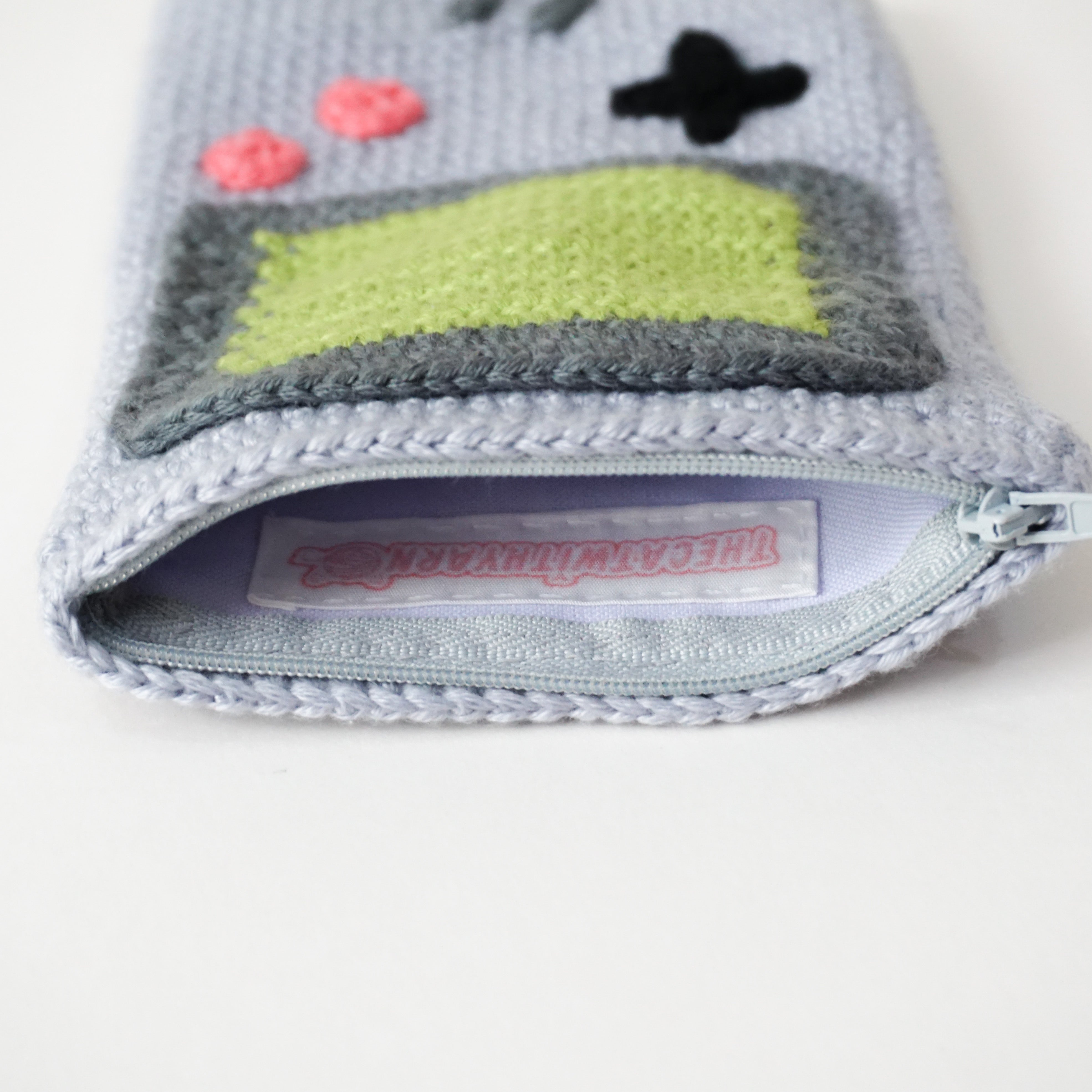 GameBoy Inspired Pouch - Grey