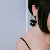 Black Cat Earring