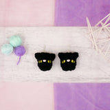 Black Cat Earring