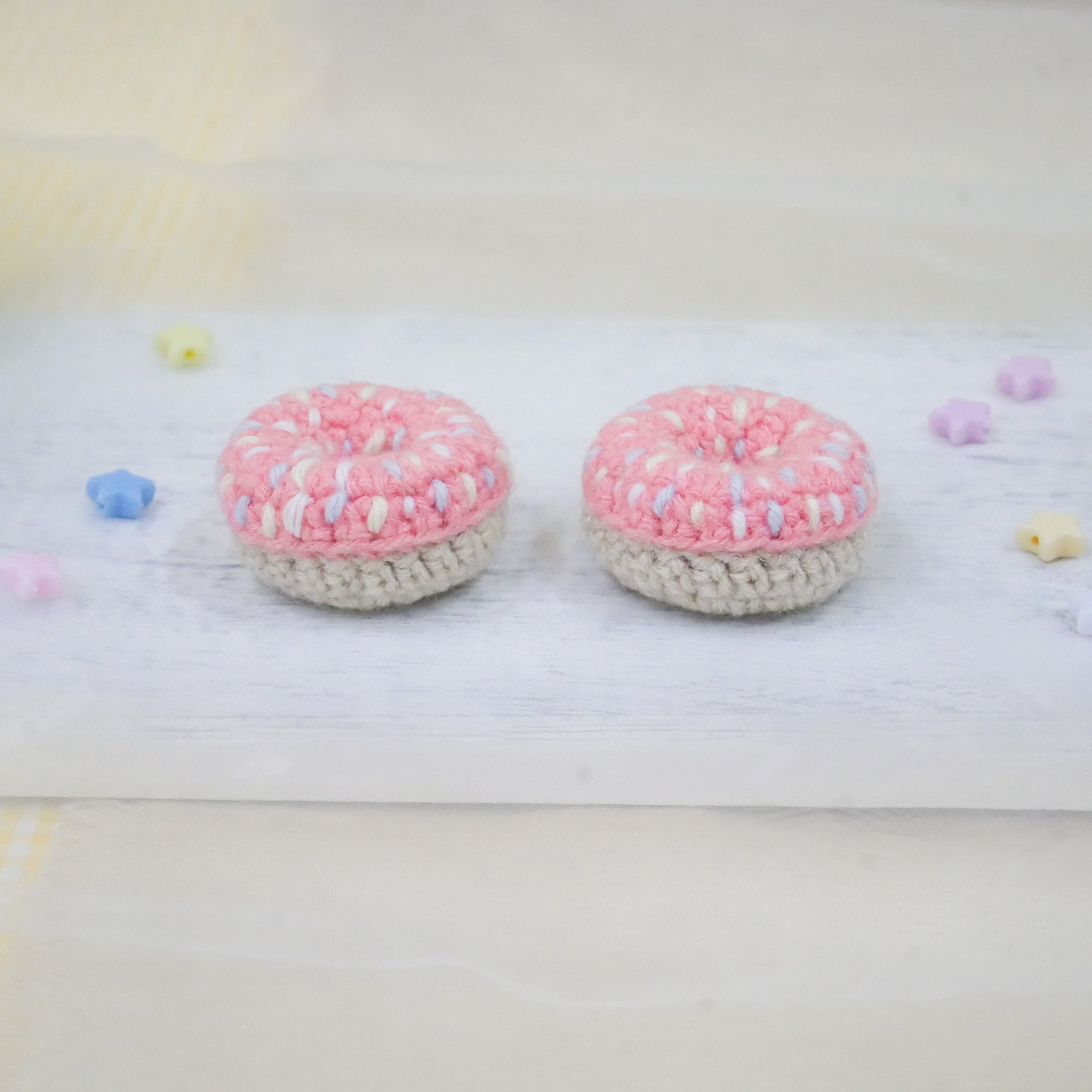 Strawberry Donut Earring