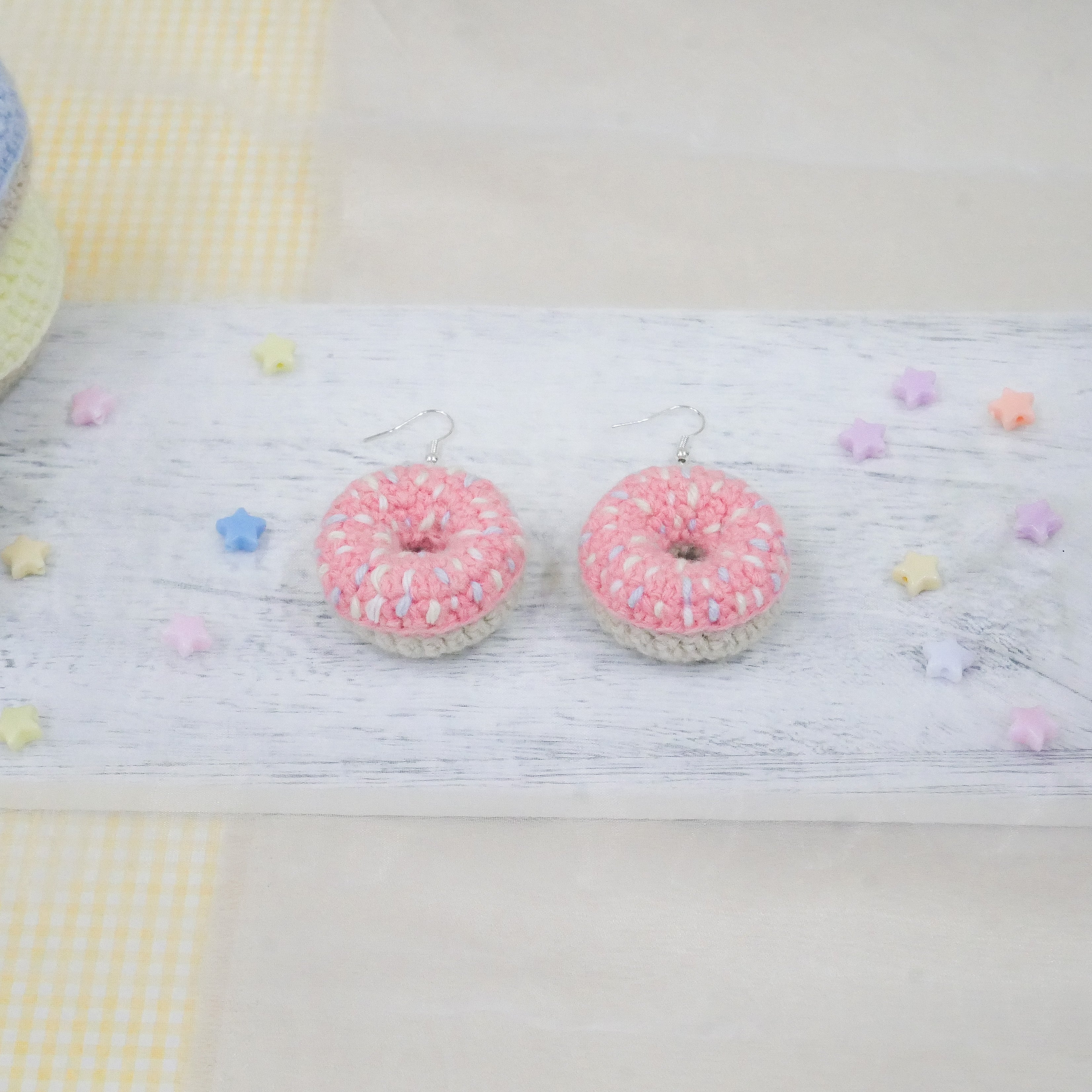 Strawberry Donut Earring