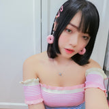 Strawberry Donut Earring