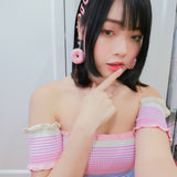Strawberry Donut Earring
