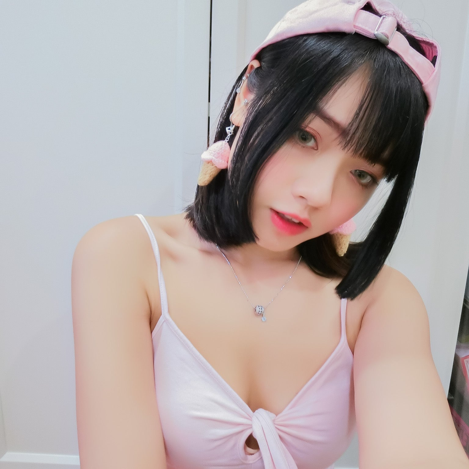 Strawberry Ice-cream Earring