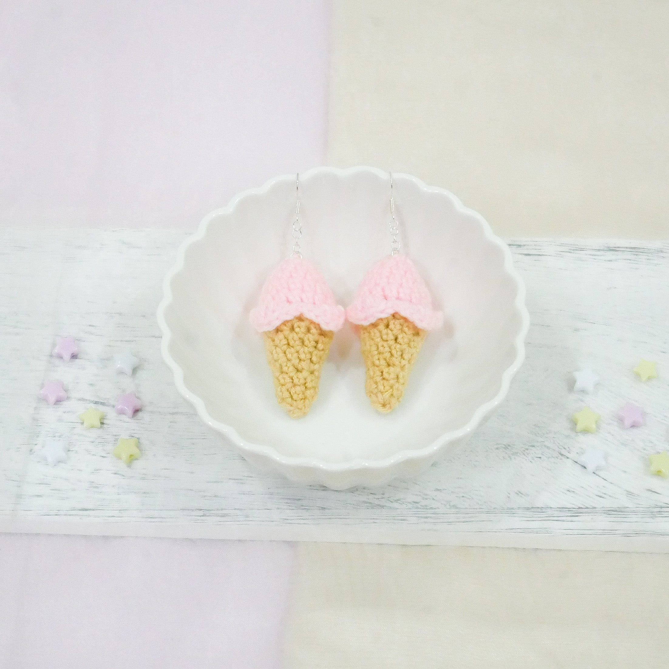 Strawberry Ice-cream Earring