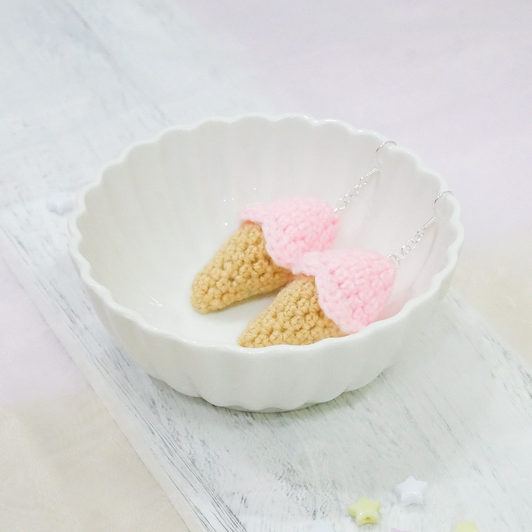 Strawberry Ice-cream Earring