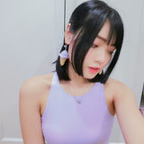 Taro Ice-cream Earring