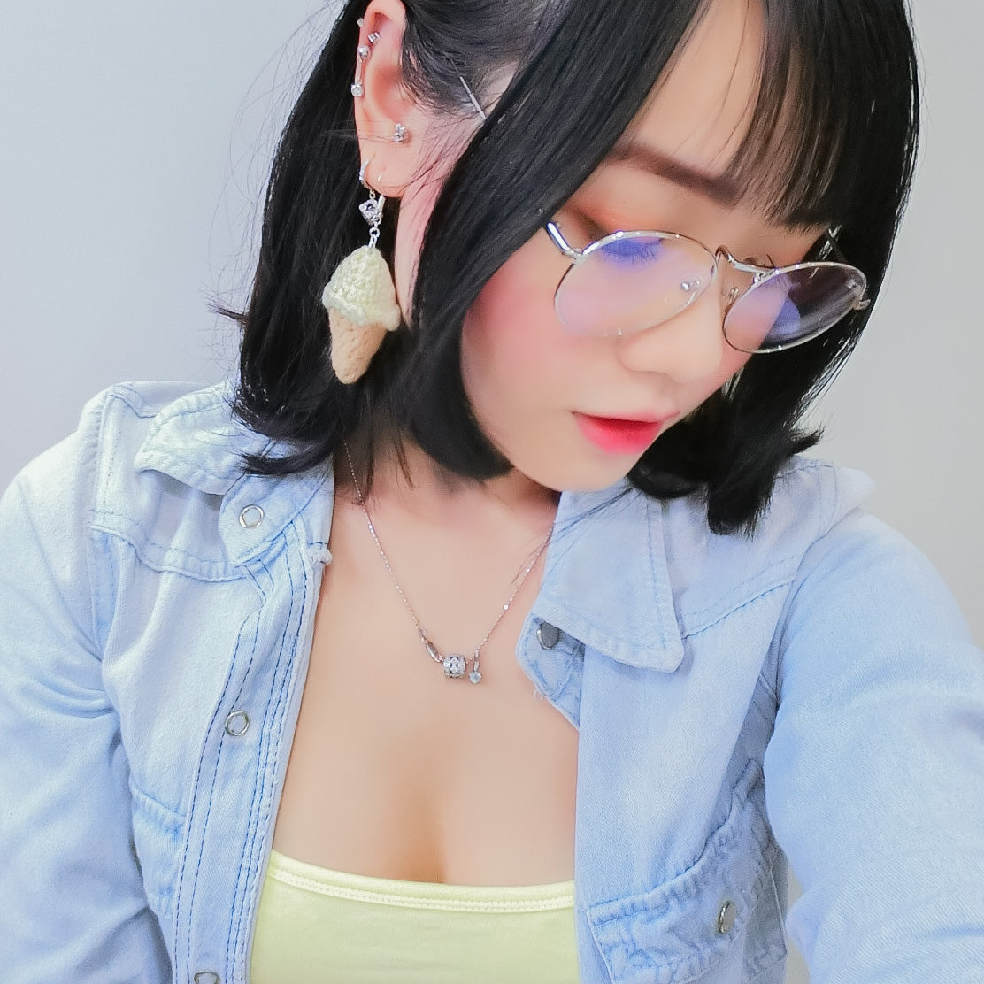Vanilla Ice-cream Earring