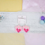 Pink Orchid Earring