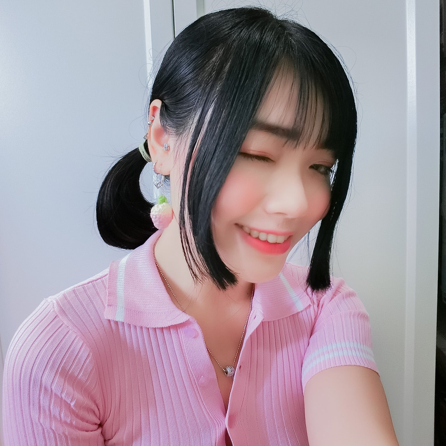 Peach Earring