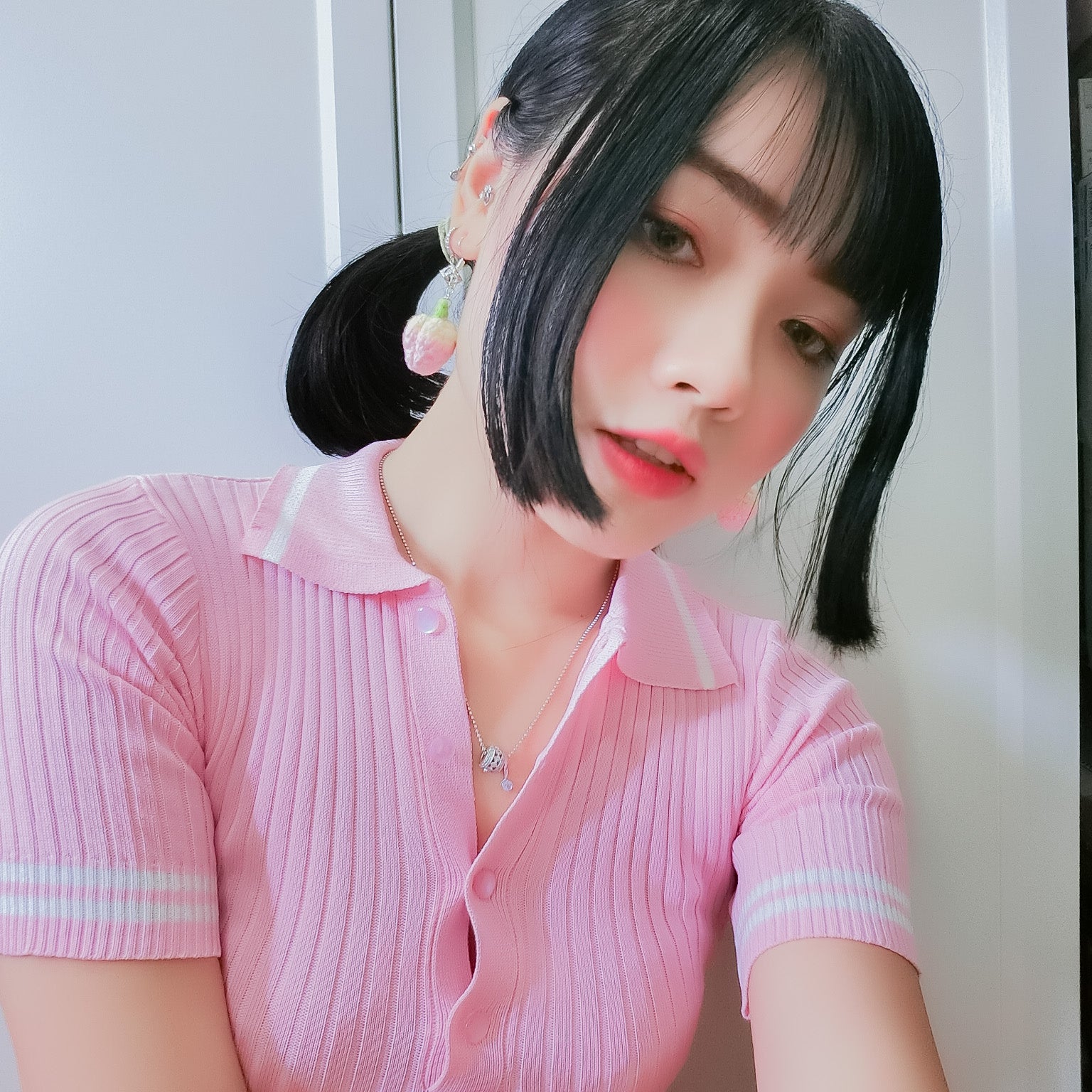 Peach Earring