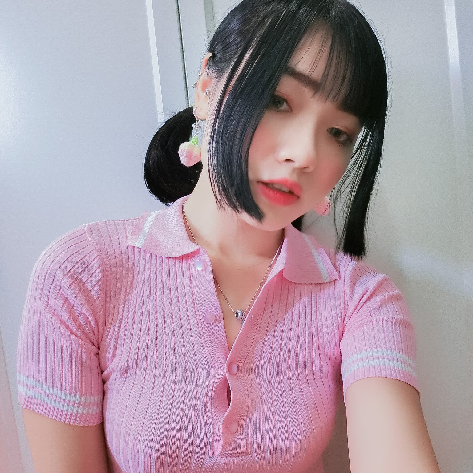 Peach Earring