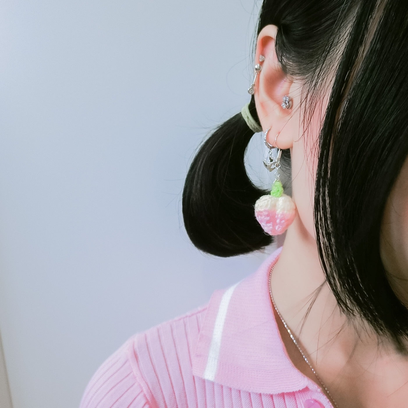 Peach Earring