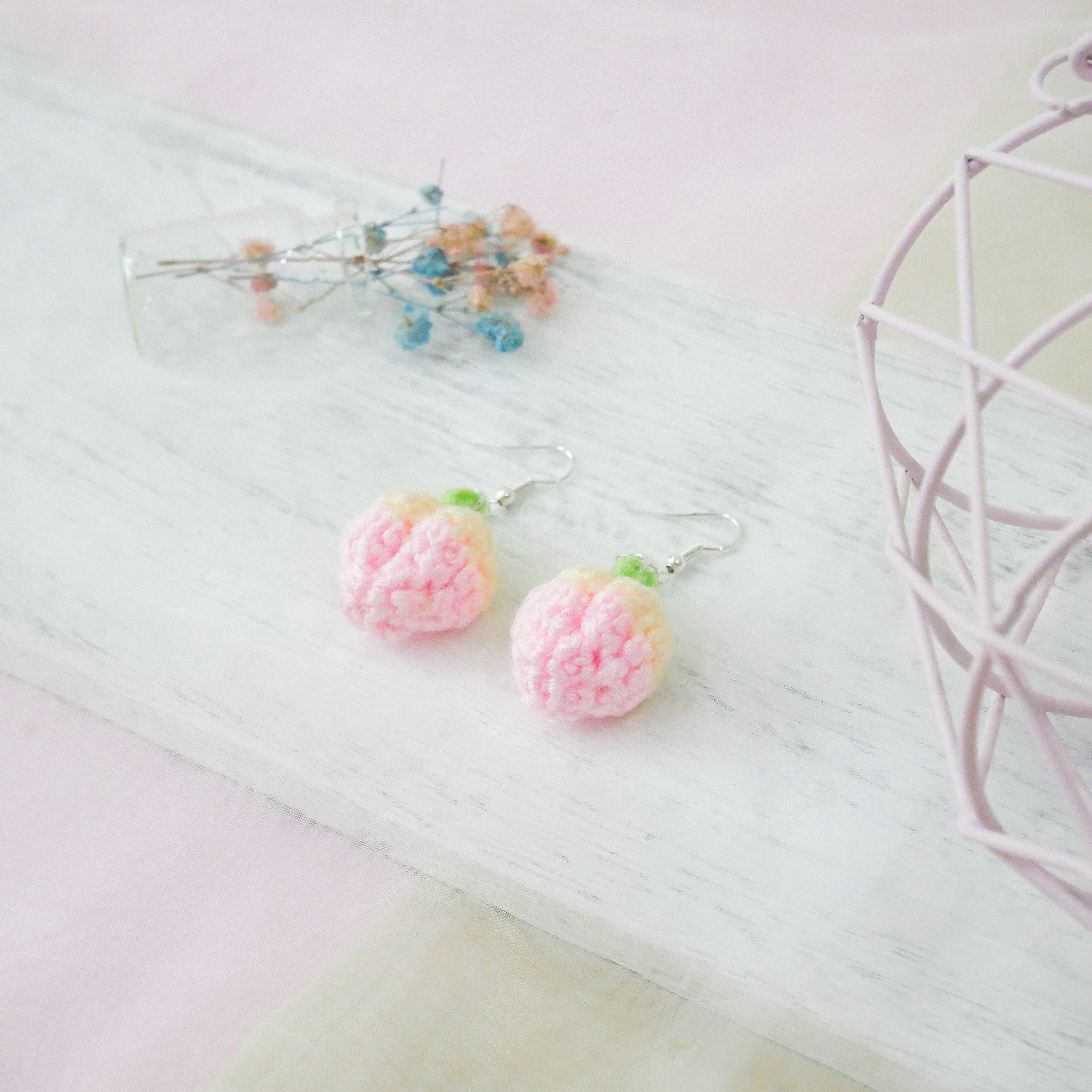 Peach Earring