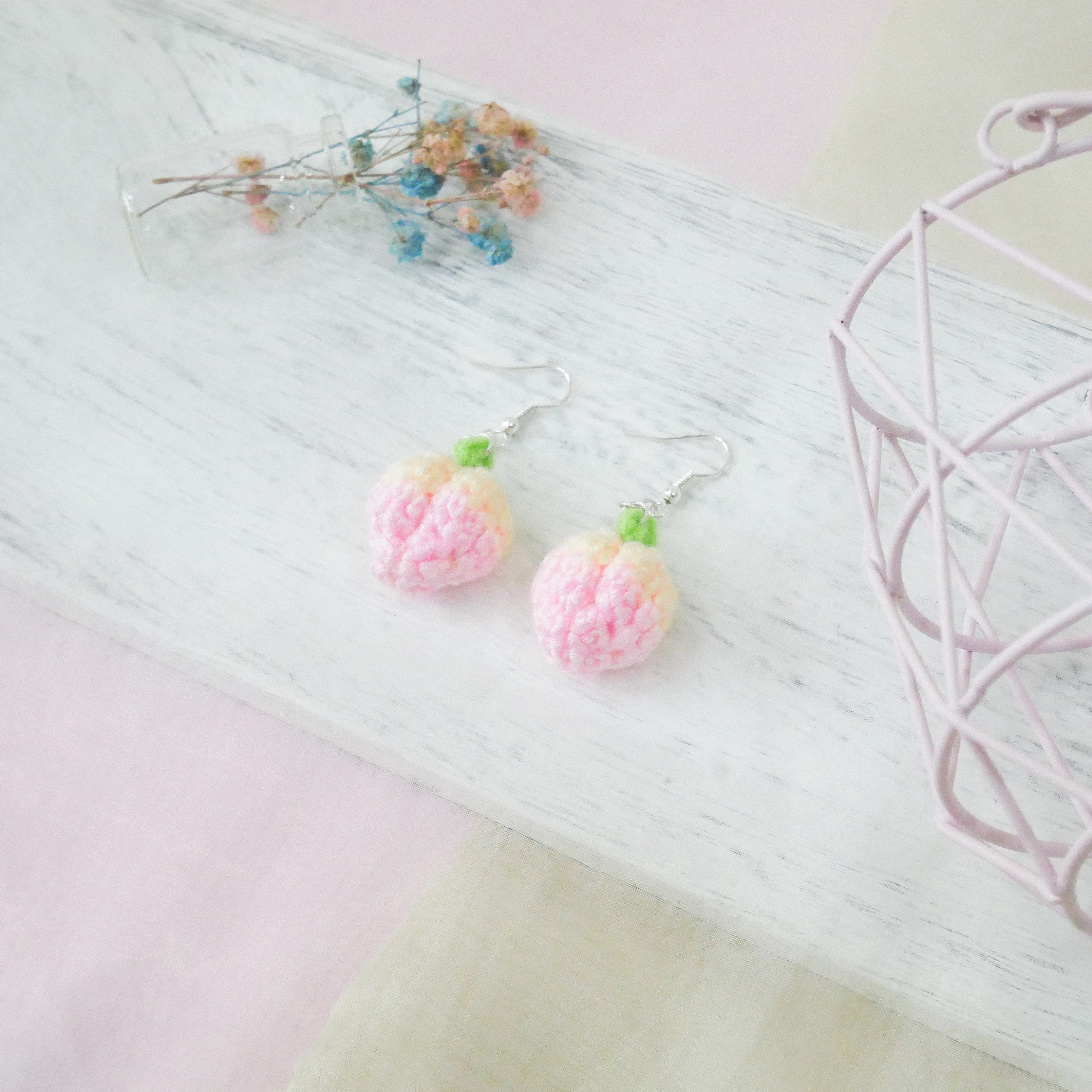 Peach Earring