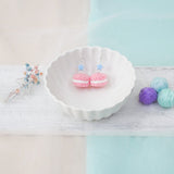 Jeweled Macaron Earring - Pink