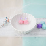 Jeweled Macaron Earring - Pink