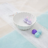 Jeweled Macaron Earring - Purple