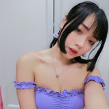 Jeweled Macaron Earring - Purple