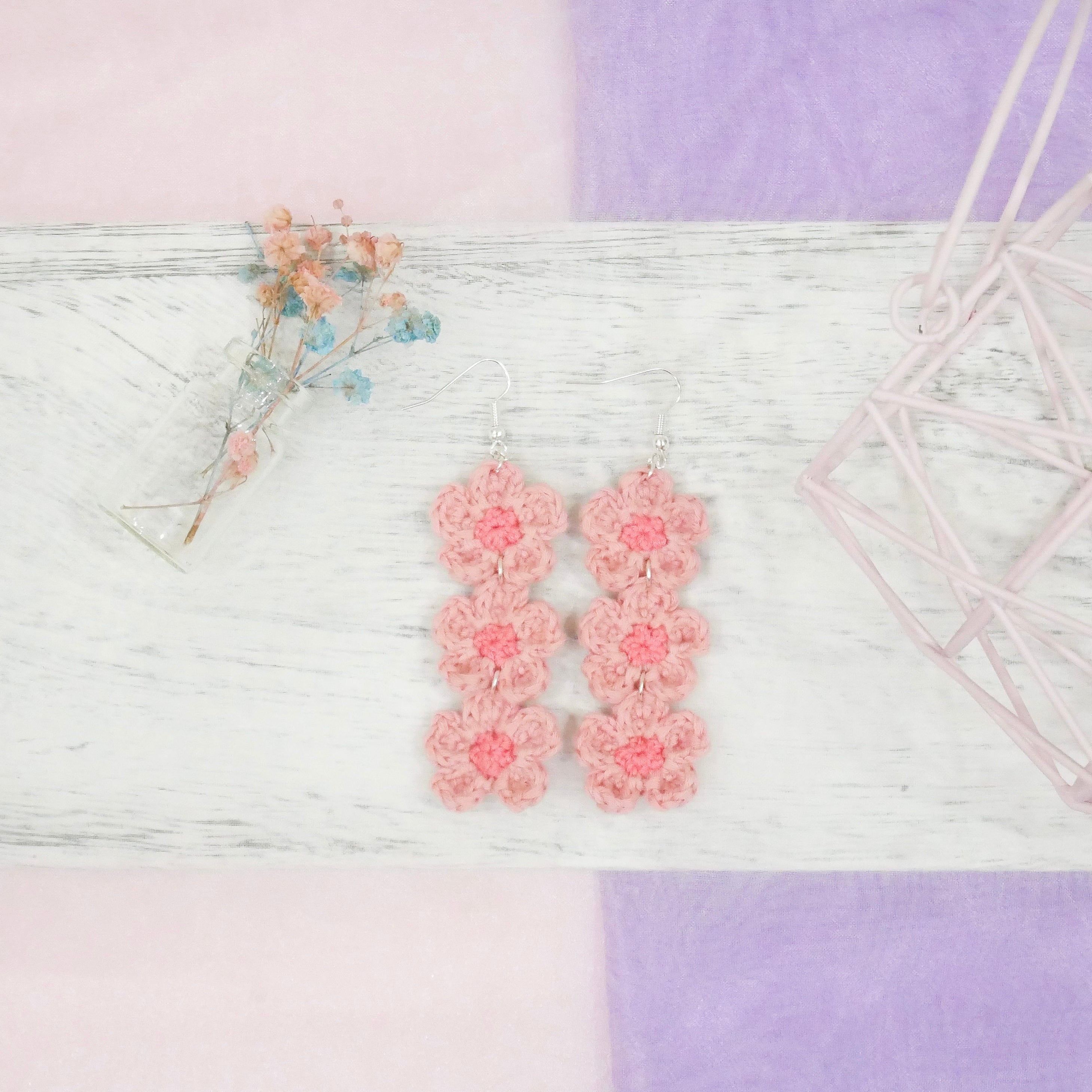 Sakura Earring - Blush