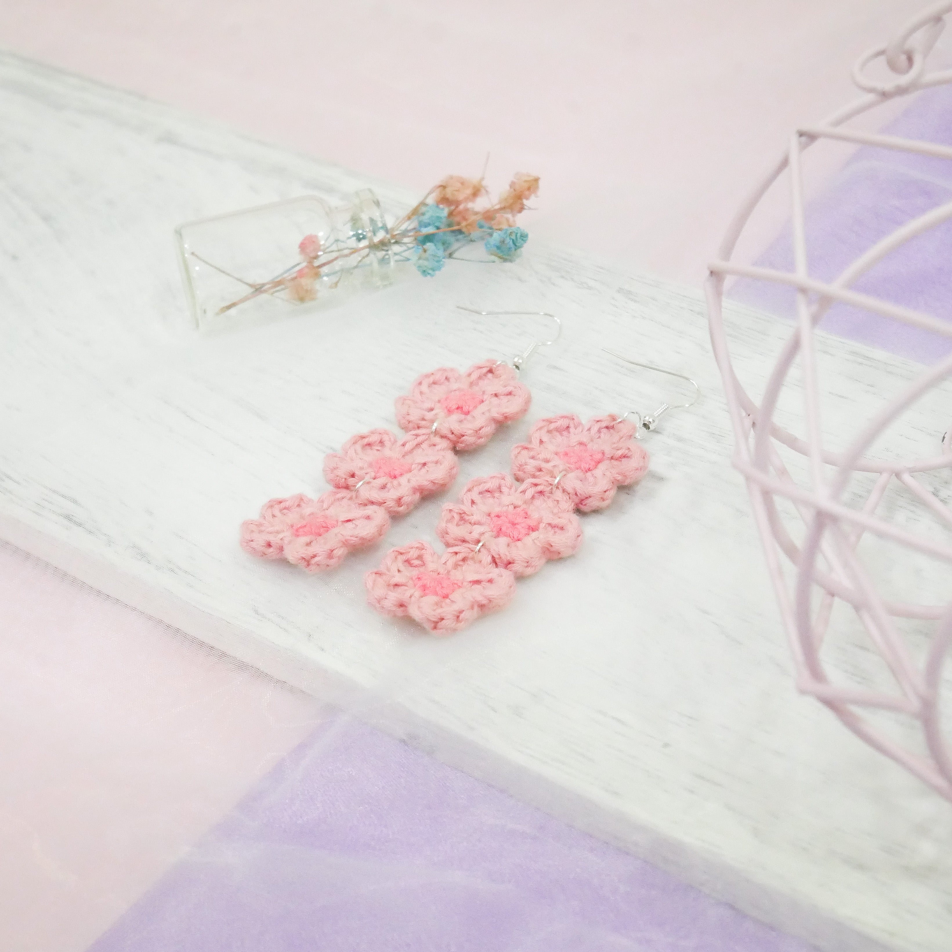 Sakura Earring - Blush