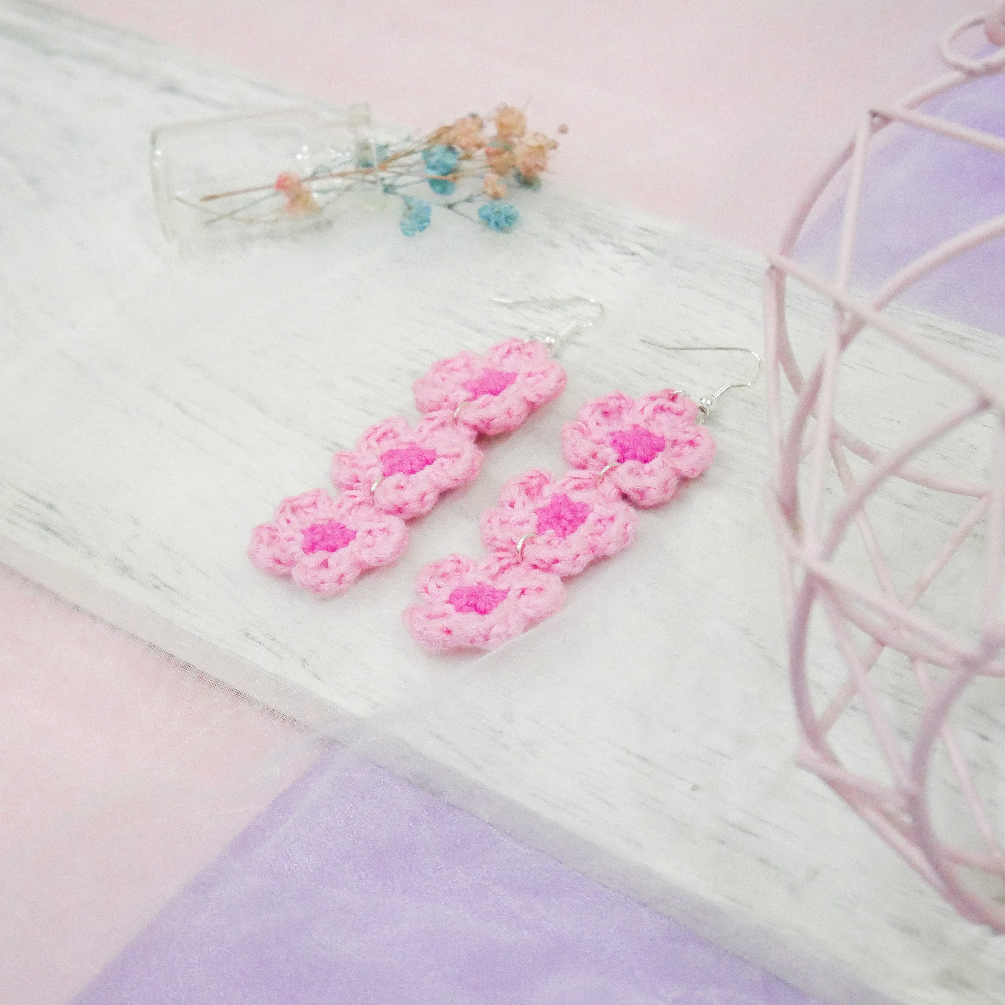Sakura Earring - Pink