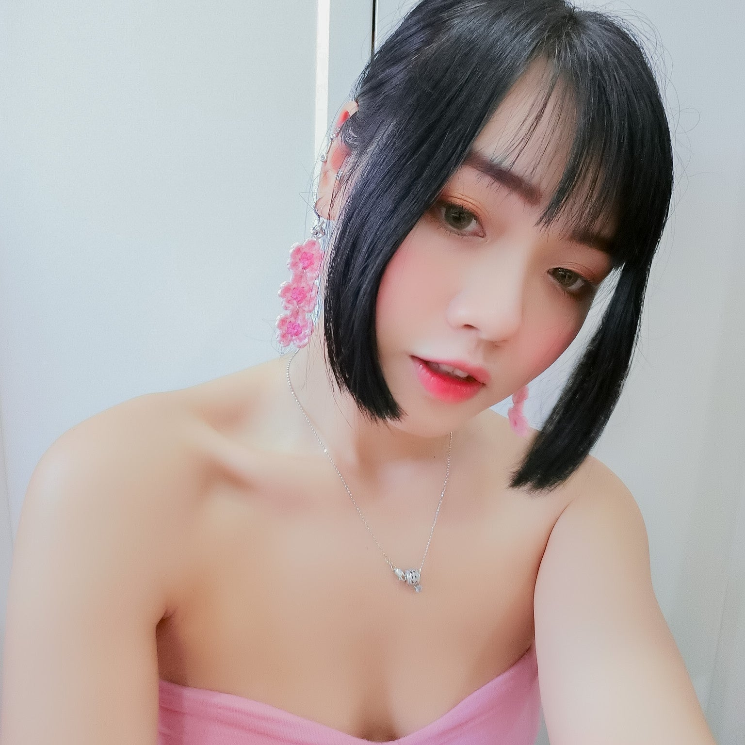 Sakura Earring - Pink