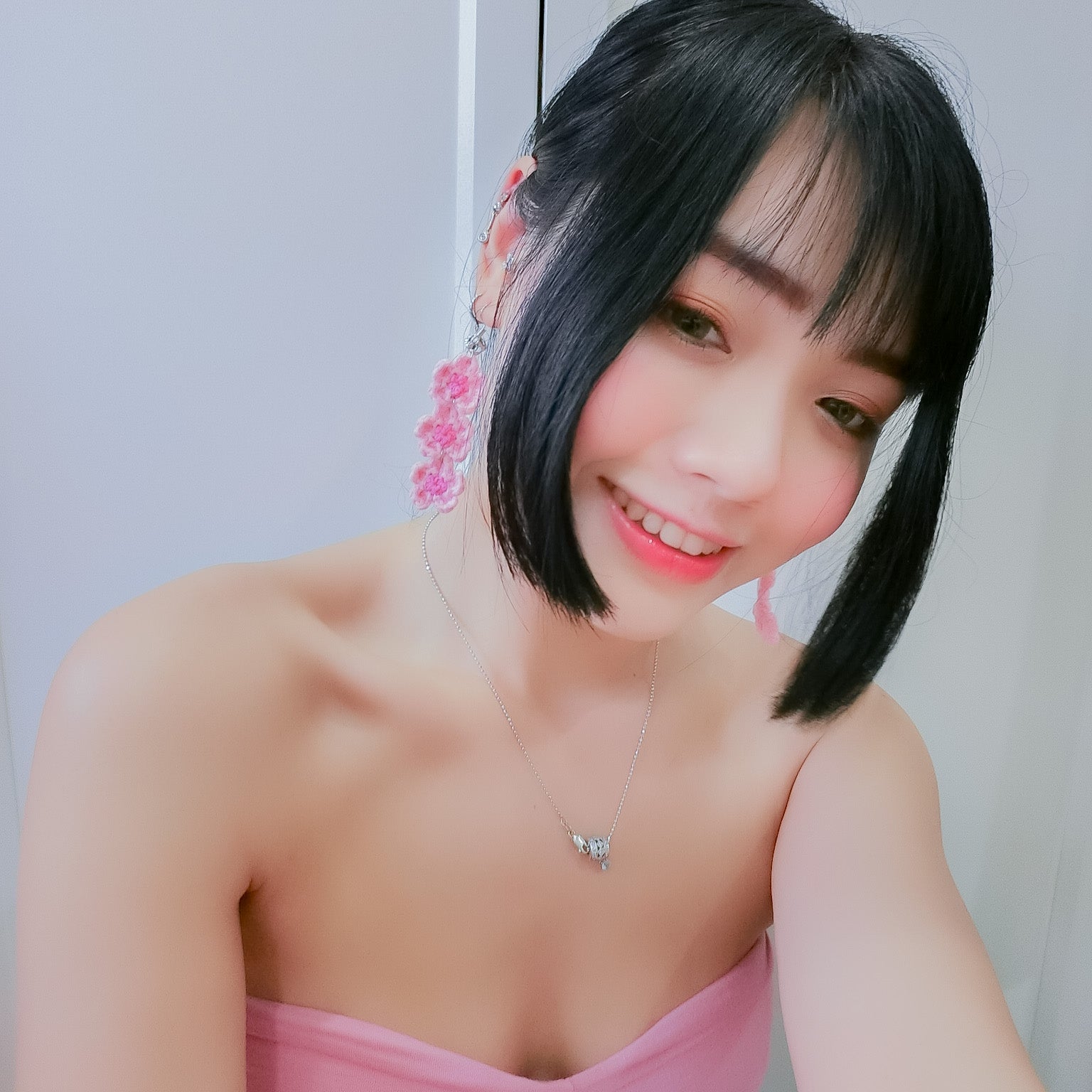 Sakura Earring - Pink