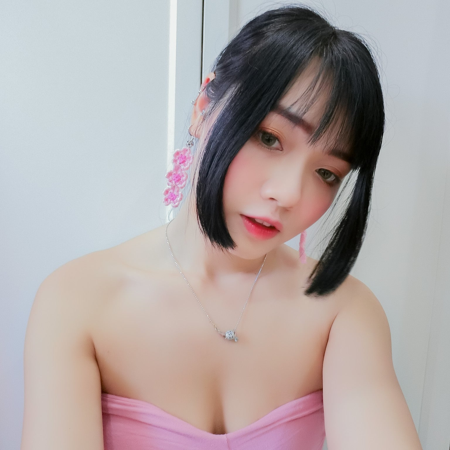 Sakura Earring - Pink