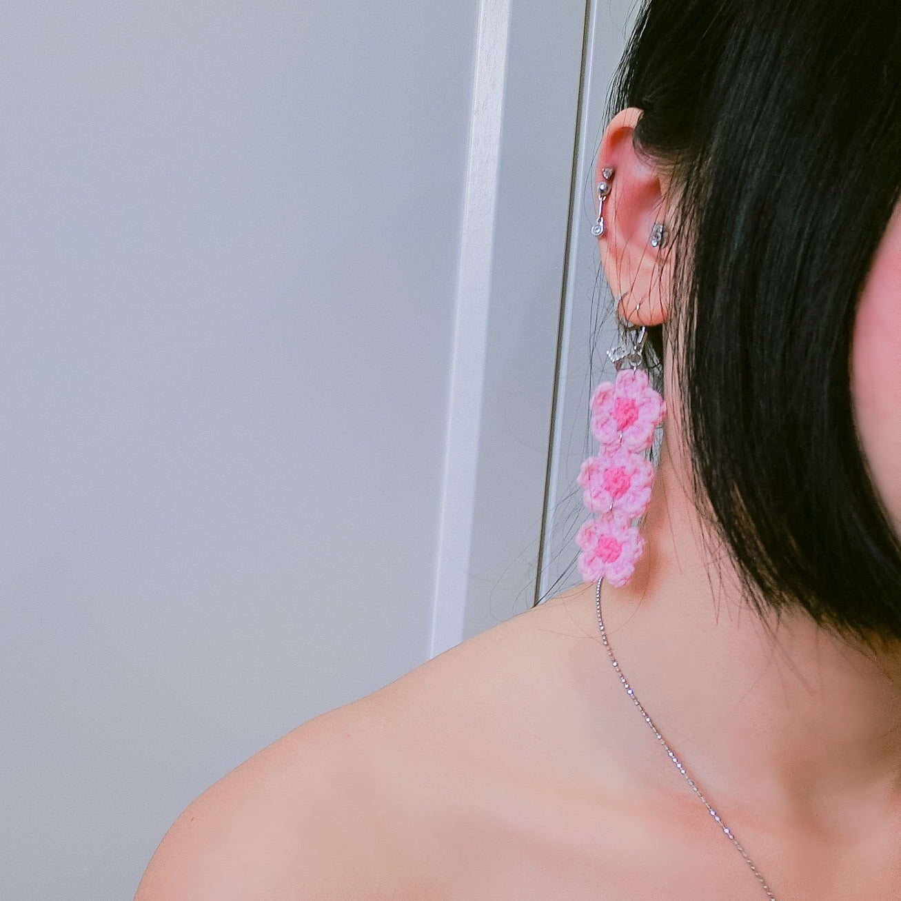 Sakura Earring - Pink