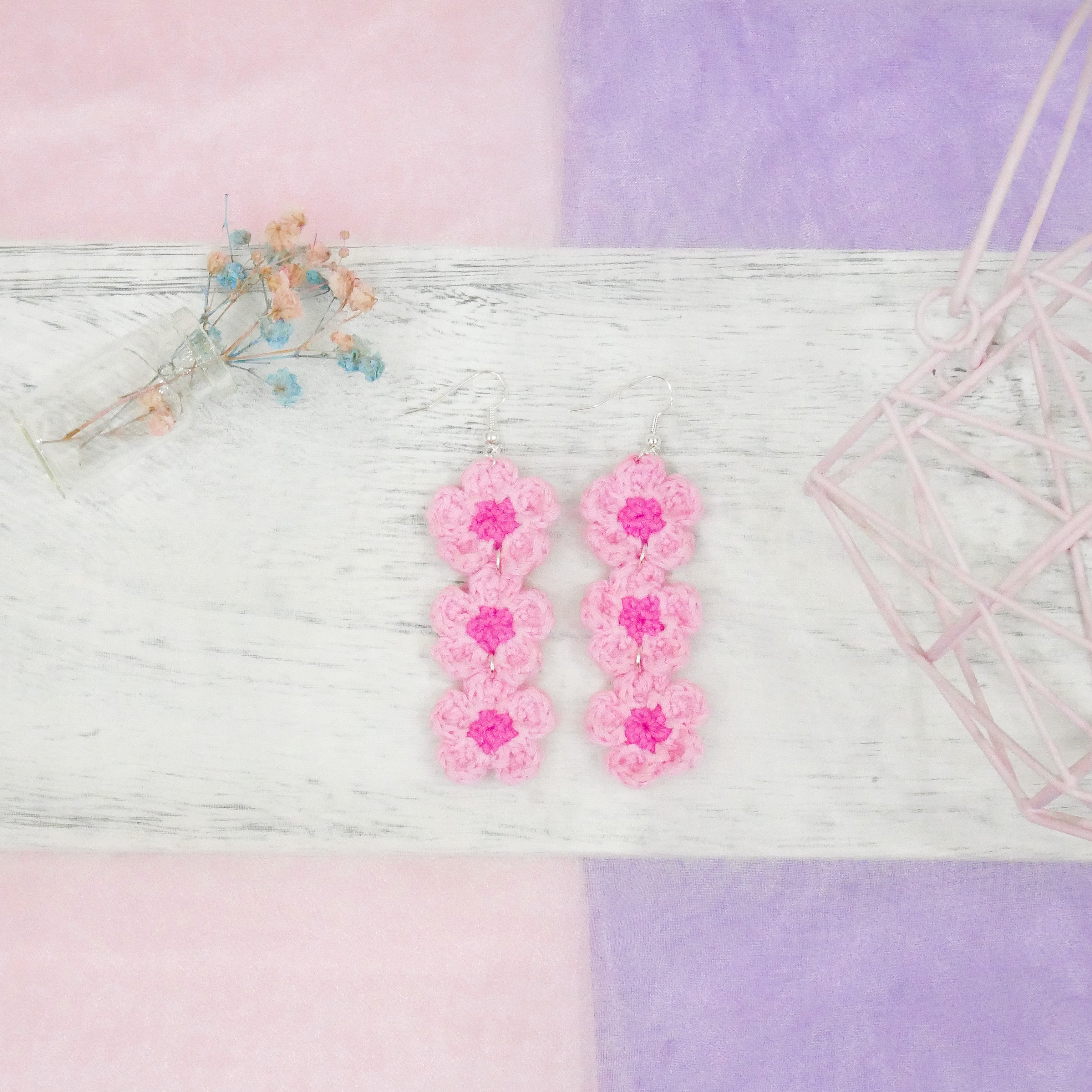 Sakura Earring - Pink