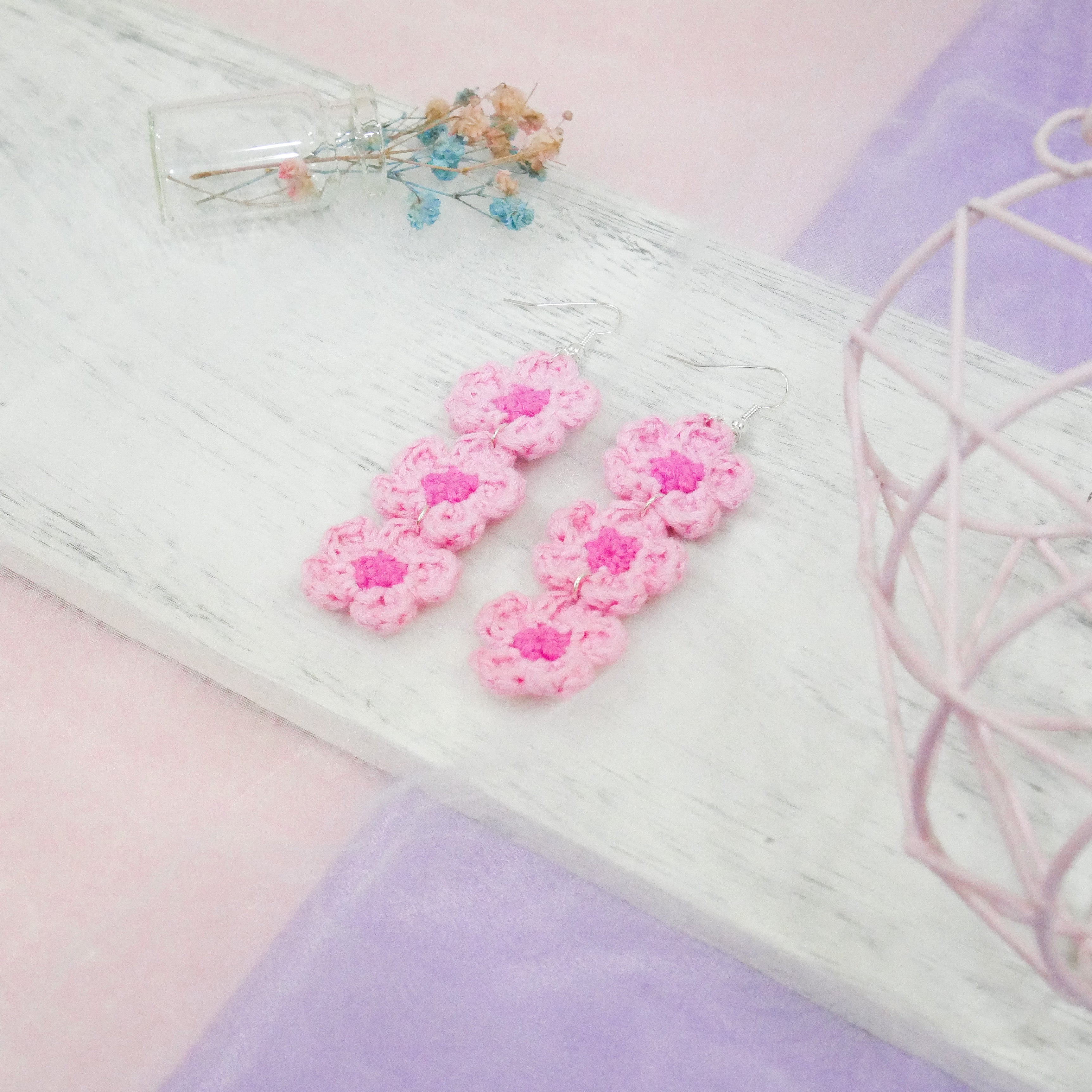 Sakura Earring - Pink