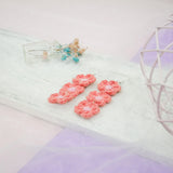 Sakura Earring - Salmon Red