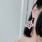Twinkling Flake Earring - Ballet Pink