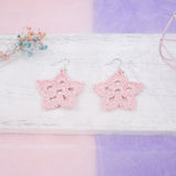 Twinkling Flake Earring - Ballet Pink