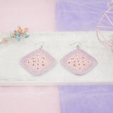 Twinkling Granny Square Earring