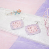 Twinkling Granny Square Earring