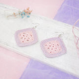 Twinkling Granny Square Earring