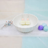 Jeweled Macaron Earring - Yellow
