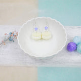 Jeweled Macaron Earring - Yellow