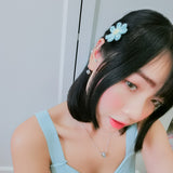 Blue Daisy Hairpin
