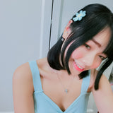 Blue Daisy Hairpin