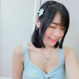 Blue Daisy Hairpin