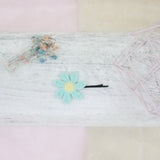 Blue Daisy Hairpin