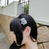 GameBoy Inspired Hairclip - Grey