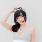 GameBoy Inspired Necklace - White